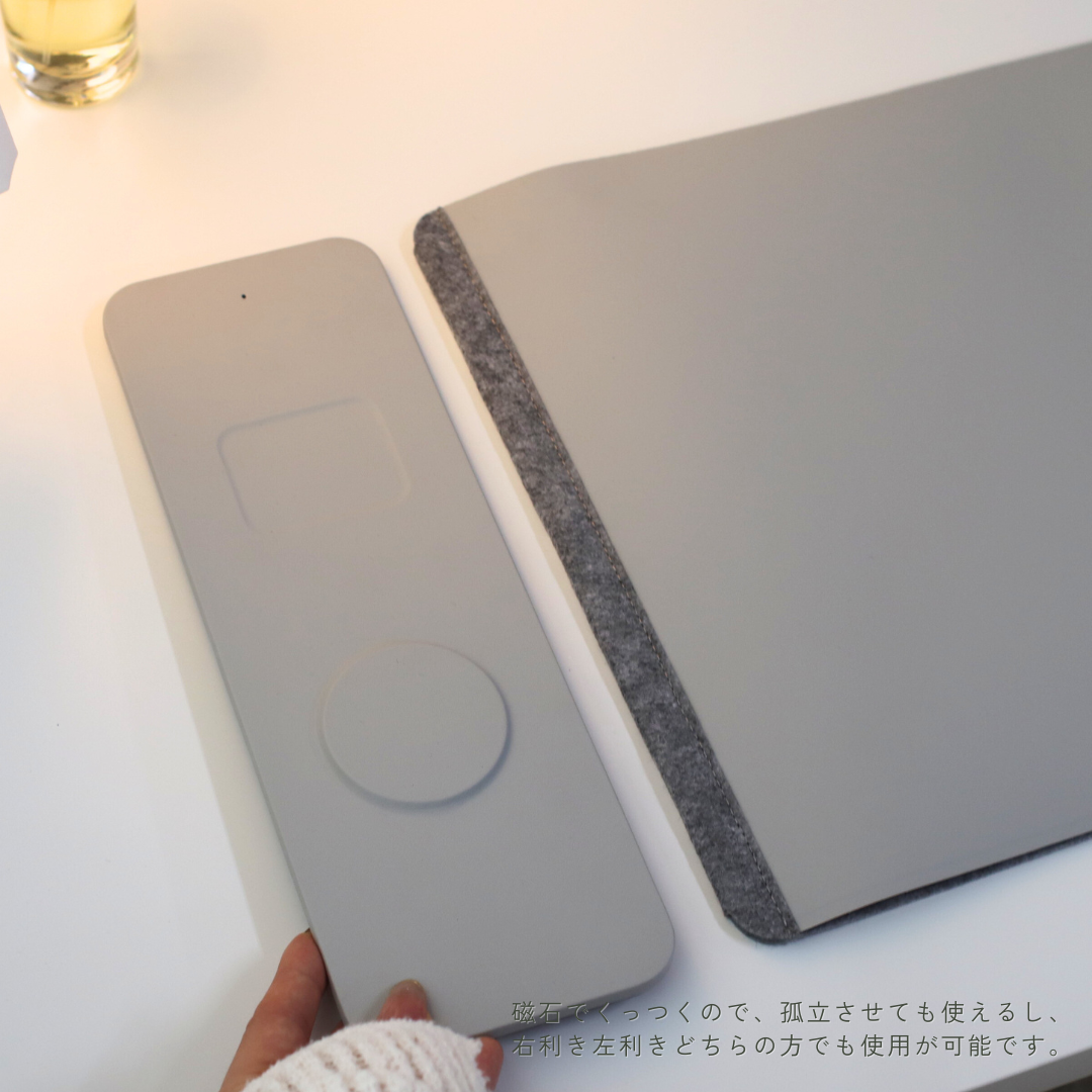 Charging mouse pad Graige チャージングマウスパッド グレージュ
