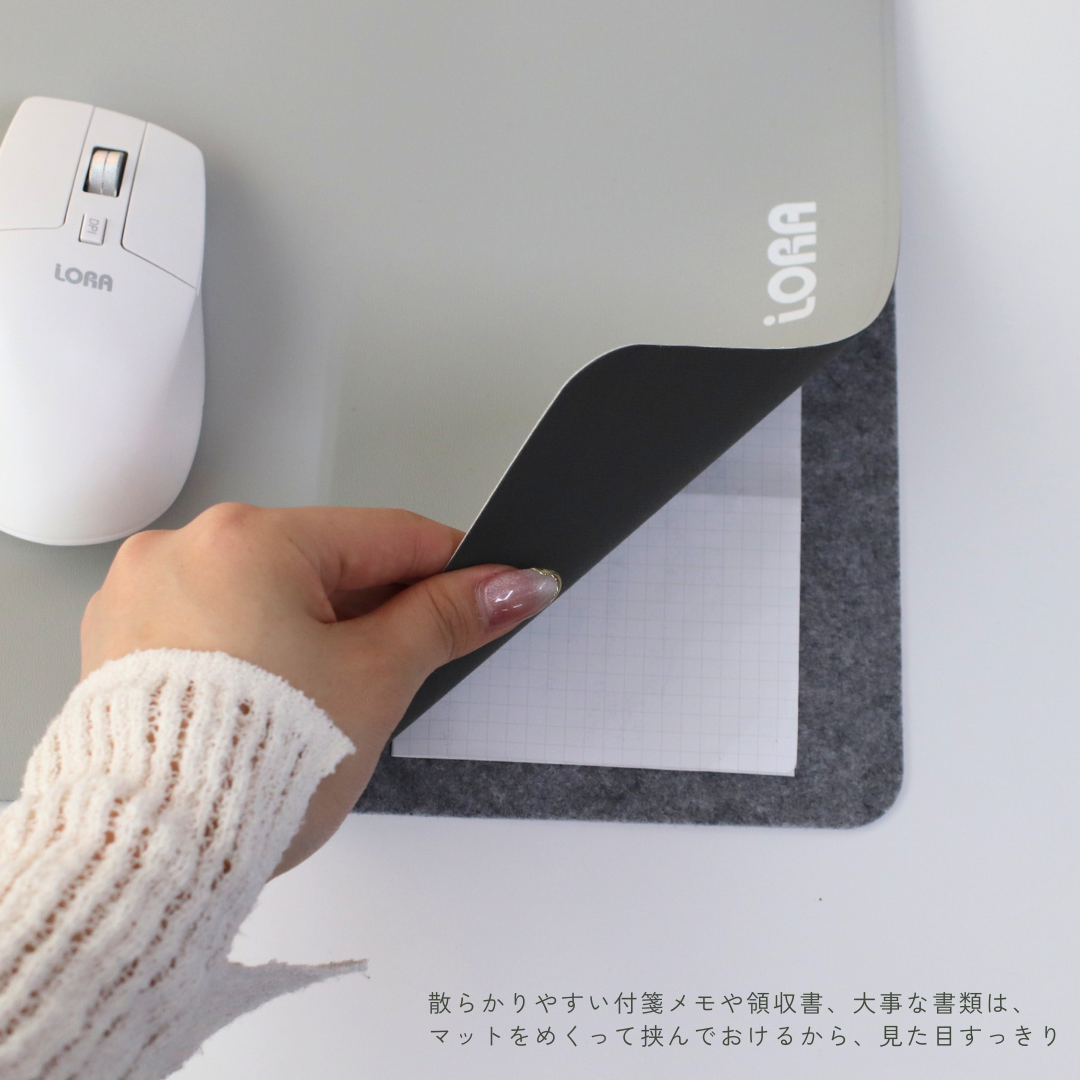 Charging mouse pad Graige チャージングマウスパッド グレージュ