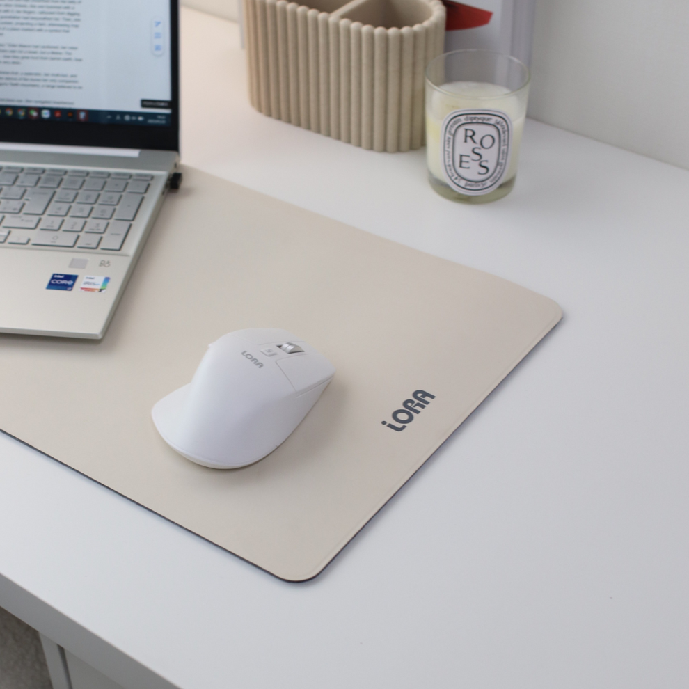 Charging mouse pad Ivory チャージングマウスパッド アイボリー – Liora（リオラ）