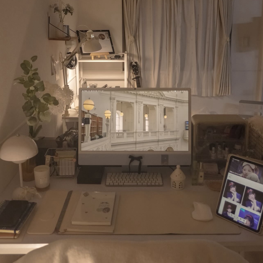 Charging mouse pad Ivory　チャージングマウスパッド アイボリー