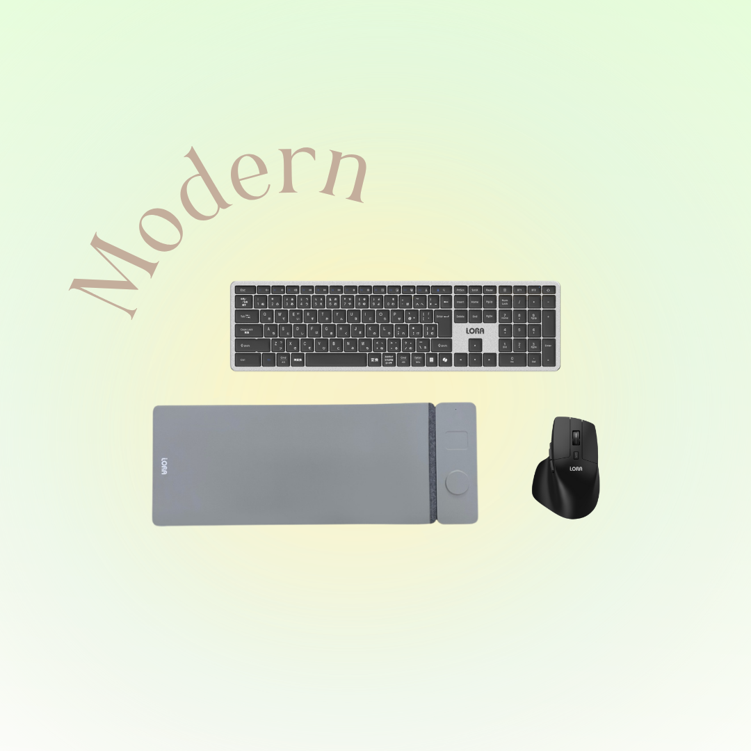 【3点セット】グレージュ×ブラック｜Modern